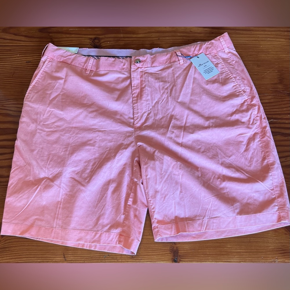 Peter Millar Men’s Shorts NWT Size 42 Color Salmon